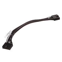 Molex 219658-1142 Rectangular Cable Assemblies Female-Female (OTS) Cbl Assy Dual Row 150mm Tin Plating 14 Ckt Blk