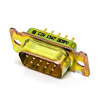 Cinch DE9PV D-Sub Connectors - Standard Density DSUB 9M PCB STR GF ZINC