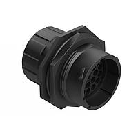 Amphenol SINE Systems RTS718N23PHEC03R Receptacles Receptacle, Jam Nut, 23 Position, Male, Shell Size 18, Silicone Seal and End Cap with Individual Reduced Wire Sealing