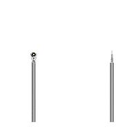 GCT (Global Connector Technology) CABLE 083 RF-250-0/0/0-E RF Cable Assemblies HiroseU.FL Plug 1.13mm Grey cable Plain cut end, 250mm long