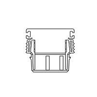 ERNI - TE Connectivity 524689 Wire Housings Tin Female 4-Pos STR Housing Black