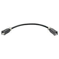 HARTING 09457251540 Cat 6 Han 3A Marine RJ45 Hybrid Cable Assembly - double ended Cat6 RJ45 + 4 power, PUR, 8.0m