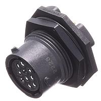 Amphenol SINE Systems RTS712ND10S03 Connectors Receptacle,Jam Nut SZ12