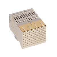 Amphenol FCI 10041744-302LF Receptacles Metral, Backplane connectors, 1000 Series Receptacle, Right Angle Signal, 8 Row, Press-Fit, 96 Position.