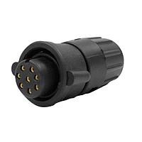 Switchcraft W6280-8SG-321W Standard Circular Connector Mini-Con-X Cable End, 8-pin 20, Female, Crimp, Bulk