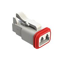 Amphenol SINE Systems AT06-2S-RD01WHT Connectors A SERIES-AT-CONNECTORS
