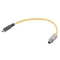 HARTING 33280214002100 T1 Industrial T1 IP20 -M12 T1 SPE 1x2xAWG22/7 PUR 10m