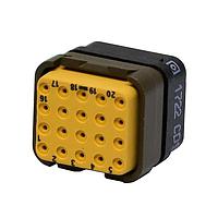 DEUTSCH - TE Connectivity DMC-M 20-22 PN Rectangular MIL Spec Connectors DMC 20C 20#22 PIN M  ZPF000000000015306
