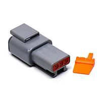 DEUTSCH - TE Connectivity DTM04-3P-KIT 3-Way DTM04-3P AND WEG ONLY