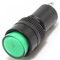 Mallory Sonalert FL1P-12NJ-1-G110V Indicators LED GRN 12MM NUT 110VAC/DC