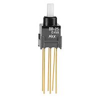 NKK Switches BB25AW Sealed SPDT ON-(ON) EXTENDED PC .4VA