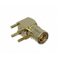 Adam Tech RF3-04A-T-00-50-G Connectors SMB PLUG RA PCB 50OHM 4GHZ BRS B