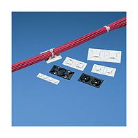 Panduit ABM100-A-C15 4-Way Mount Cable Tie Mount, Adh., 1"x1" (25.4mm x 2