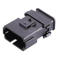 Amphenol SINE Systems AT16-18PD-SR02 18-Way 18 Position Receptac Cap, Keyed D, Black