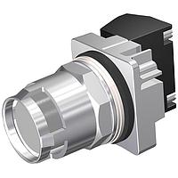 SIEMENS 52PM8G6A Pushbutton PB,CHROME,MOM, CAP GRAY,GAURD,2POS,NO-NC