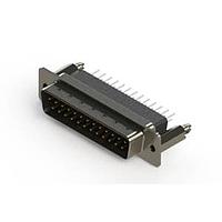 EDAC 627-025-641-256 D-Sub Connectors - Standard Density Vertical Metal Body D-Sub Connector