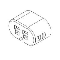 Aptiv 15326810 Accessories LOCK TERM LK PLR 3 PURPLE