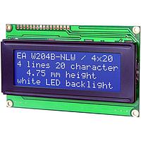 DISPLAY VISIONS EA W204B-NLW LCD Character Display Modules Blueline dotmatrix 1x16..4x40