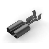 AMP Connectors - TE Connectivity 735212-2 Receptacle 6, 35 FASTIN-FASTON RECEP