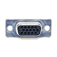 Amphenol CONEC 164A17159X High Density D-Sub Connectors 15P HD Socket Solder pin TH Hole