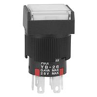 NKK Switches YB26SKG01-5C24-JB Pushbutton Switches SWITCH PUSHBUTTON