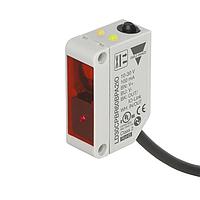 Carlo Gavazzi LD30CPBR60BPA2IO Photoelectric Sensors Photoelectric background / foreground suppression, Class 1 visible red laser, 600mm sensing range, teach button, PNP, NO, 2m cable, IO-Link, plastic housing, IP67