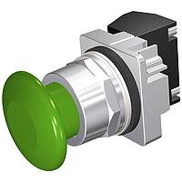SIEMENS 52PP2W3A Push-Pull PUSHBUTTON,MTD,GRN,1 3/4" FULL PLS,2POS