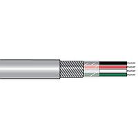 Alpha Wire 2256/4 SL001 Multi-Conductor Cables 20 AWG, 4 Conductor Communication Cable, Shielded, 1000 ft  - Slate