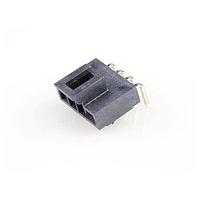 Molex 105313-1504 Headers & Wire Housings NANOFIT HDR RA SGL 4CKT TIN BLK