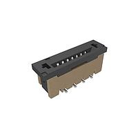 Amphenol FCI SFW7S-2STE1LF Board Mount 1.00mm Flex Connector, SFW Straight series, 7 Position, Top Entry Surface Mount, ZIF .