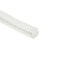 HellermannTyton FHG Grommet Strip Grommet, Panel Thickness 0.319''-0.382'', PA6, Natural, 82ft/pkg
