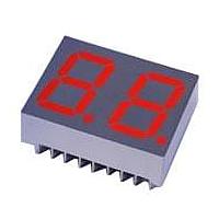 Lumex LDD-HTA514RI LED Displays .56" 7-seg,c/a H-Tmp 635nm Red Gry/Wh