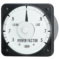 SEW LS-110PF, LS-80 PF Sew LS-110PF, LS-80 PF Wide Angle Scale Power Factor Meter ( ± 5%f.s)