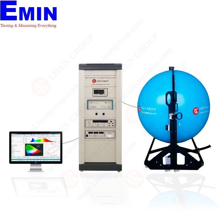 Integrating sphere test system used for optical measurement and calibration