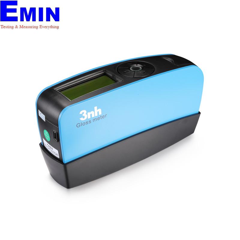 Handheld instrument used for measuring surface gloss on industrial materials