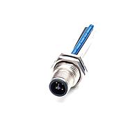 Amphenol LTW M12T-04PMMS-SF8CA0 Sensor Cables / Actuator Cables M Series Sensor Connector, M12, T Code, Metal, 12A, 04 pins, Male Connector, Male Contact, Hexagonal, Screw Thread, Solder, Receptacle With Cable/Wire, Length 1000mm, IP68
