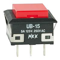 NKK Switches UB15KKW01N-C Sealed SPDT ON-(ON) RED