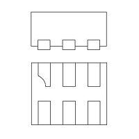Semtech RCLAMP0582N.TCT ESD Suppressors RAILCLAMP 2-LINE 5V 0.2pF SLP1210N6