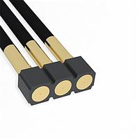 Mill-Max 867-10-003-70-502011 Spring-Loaded Spring-Loaded Target Crimped Wire Cable Assembly; Single Row 3 Pin 24AWG