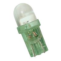 JKL Components LE-0509-02G Single Color Based LEDs Grn 525nm 24V Wedge Base LED Lamp