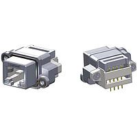 Amphenol Commercial Products MRJR-3340-01 Modular Epoxy Free IP67 RJ11 Right Angle 4C6P