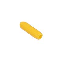 Essentra Components DM0093-1/2C Round End Cap 0.094 ID 0.500 LENGTH:PVC DIP YELLOW HTS