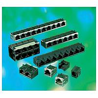 Amphenol FCI 10113616-01531LF Modular 1x8 PORTS TAB DOWN GANGED