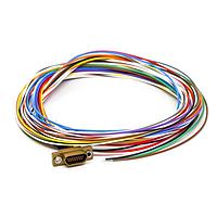 Cinch DCDM-15S6E5-36.0F Micro-D D-Sub Connectors MICRO 15 SOCKET 36" RBW FLOAT