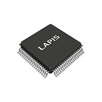 ROHM Semiconductor ML62Q1869-NNNGAZ0AX MCUs 16bit LP-MCU 512KB Flash32KB RAM 32kHz & 24MHz - 1.5 ~ 5.5V -40 ~ +105C QFP80