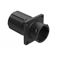 Amphenol SINE Systems RTS012N4PHEC03R Receptacles Receptacle, Square Flange, 4 Position, Male, Shell Size 12, Silicone Seal and End Cap with Individual Reduced Wire Sealing