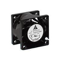 Delta Electronics, Inc. THA0412BN Tubeaxial Fan, 40x28mm, 12VDC, 29.52CFM, 10.68W, 0.89A, 59dBA, Ball, 4-Leads, Tach/PWM