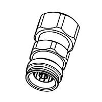 Rosenberger 64S102-K00B1 RF Adapters - In Series 4.3-10 Plugscrew Jack Adaptor