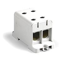 Molex 201606-0670 Feed Through Terminal Block HC UNVCLP TAP 2CKT GRY/GRY 230A