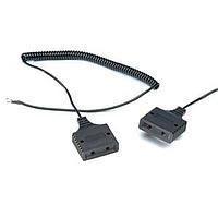 Desco S1051 Bench BENCH GROUNDING CORD WITH (2) BANANA RECEPTACLES 6' COIL CORD, WITH RING TERMINATION